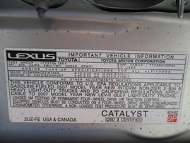 2007 LEXUS GX470 SILVER 4.7L AT 4WD Z15016